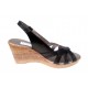 Sandale dama din piele naturala cu platforme - S88N