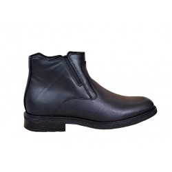 Ghete barbati casual, din piele naturala, cu fermoar, imblanite KARL Ghete barbati casual, din piele naturala, cu fermoar, imblanite KARL
