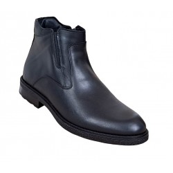 Ghete barbati casual, din piele naturala, cu fermoar, imblanite KARL Ghete barbati casual, din piele naturala, cu fermoar, imblanite KARL