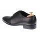 Marimea 44 Pantofi barbati office, eleganti din piele naturala negru box L024NBOX