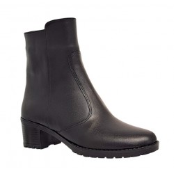 Reducere Ghete dama casual din piele naturala - Model imblanit Negru L156N  Reducere Ghete dama casual din piele naturala - Model imblanit Negru L156N