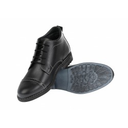 OFERTA MARIMEA  40  - Ghete barbati din piele naturala, imblanite, negre - L2079N