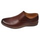 Oferta Marimea 43 Pantofi barbati casual din piele naturala maro fara siret L330ELM