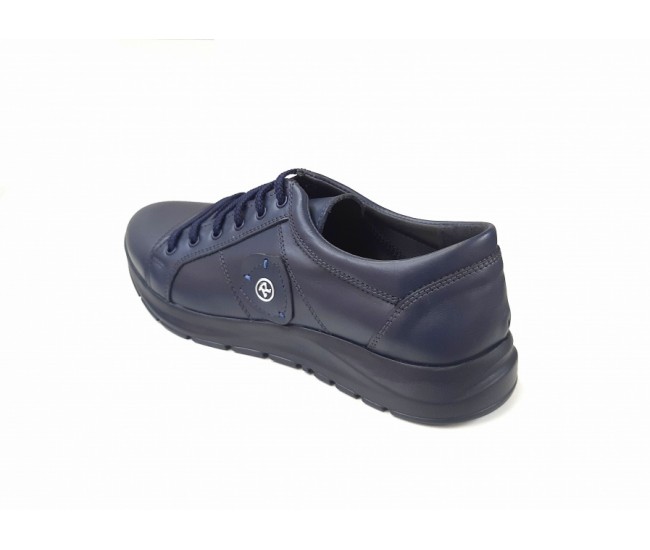 OFERTA MARIMEA   39    -   Pantofi barbati sport din piele naturala, Bleumarin - CIUCALETI SHOES - L501ABS