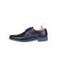Oferta marimea  40, 42, 44 - Pantofi barbati, bleumarin,  casual-eleganti,  din piele naturala -  L859BLM