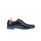 Oferta marimea  40, 42, 44 - Pantofi barbati, bleumarin,  casual-eleganti,  din piele naturala -  L859BLM