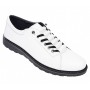 Oferta marimea 41 Pantofi barbati casual sport din piele naturala Marko Alb LASEA