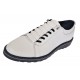 Oferta marimea 41 Pantofi barbati casual sport din piele naturala Marko Alb LASEA