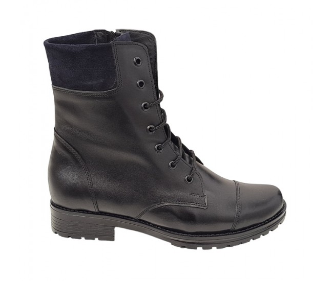 Oferta Marimea 38 Ghete dama casual din piele naturala cu siret si fermoar LBOC74N