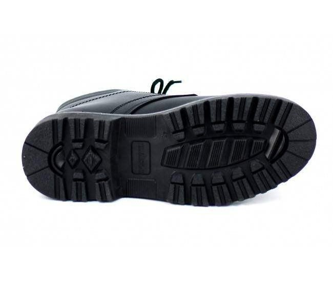 Oferta Marimea 44 Bocanci barbati negri din piele naturala imblaniti model iarna MARKUS - LBOCNBOXM3