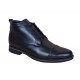 OFERTA MARIMEA 38,  41 -Ghete barbati din piele naturala casual, imblanite, Bond NEGRU - LBOND1NBOX