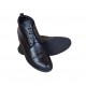 OFERTA MARIMEA 38,  41 -Ghete barbati din piele naturala casual, imblanite, Bond NEGRU - LBOND1NBOX