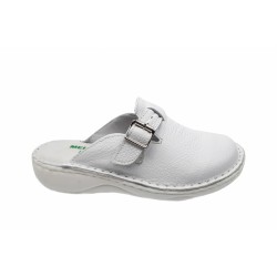 Oferta Marimea 35 Saboti medicali femei, albi din piele naturala box, Med-Line LBR127A