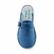 Oferta marimea 37 Saboti medicali dama din piele naturala Royal Blue Med-Line LBR128BLUE