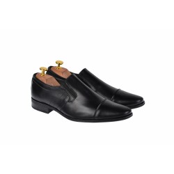 Oferta marimea  38, 39, 40, 41,  44 - Pantofi barbati, eleganti din piele naturala cu elastic - LCIOCSTEFEN