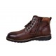 Oferta Marimea 38, 42 Ghete barbati casual, din piele naturala Maro cu fermoar LCORSAFM