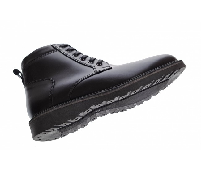 Reducere Marimea 39 Ghete barbati casual din piele naturala cu siret si fermoar LCORSAFN