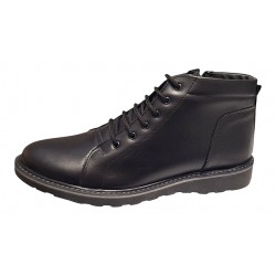 Reducere Marimea 39 Ghete barbati casual din piele naturala cu siret si fermoar LCORSAFN