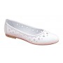 Oferta marimea 38 Balerini dama casual din piele naturala - Model Clara Alb