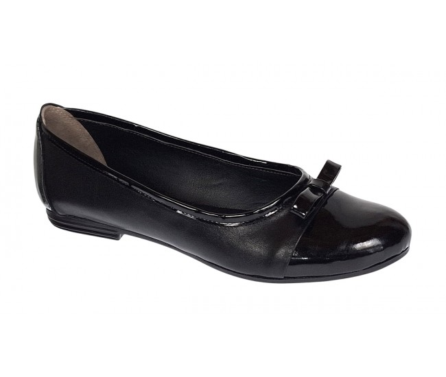 Oferta 38, 40 Balerini dama negri, eleganti - casual din piele naturala - Made in Romania LFLONLAC
