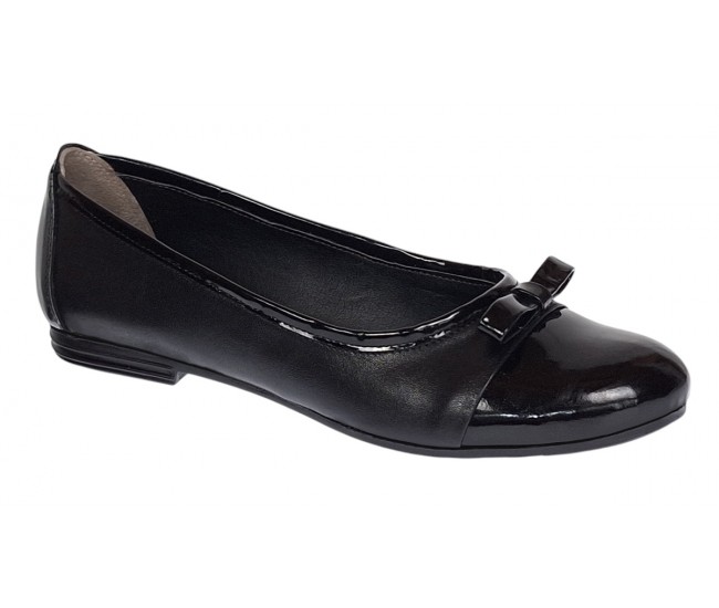 Oferta 38, 40 Balerini dama negri, eleganti - casual din piele naturala - Made in Romania LFLONLAC
