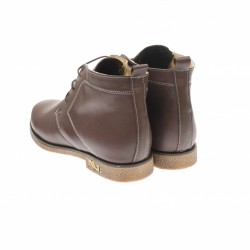 Oferta marimea 38, 39  - Ghete barbati,  maro, casual, din piele naturala - LG01MBOX