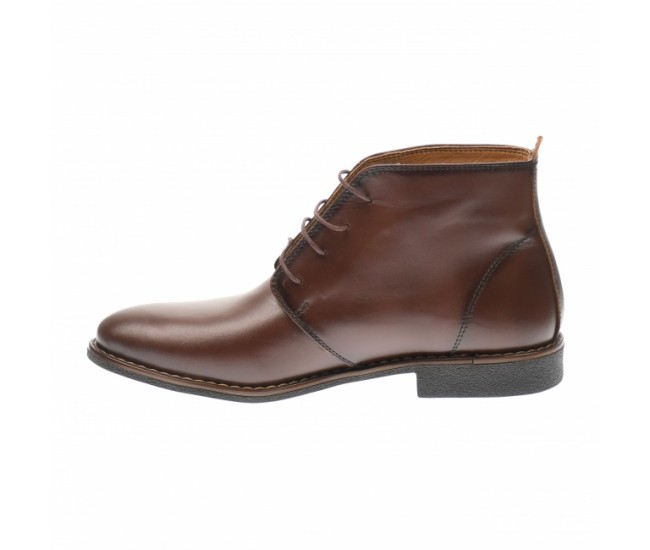 Oferta marimea 39, 43 Ghete barbati office din piele naturala maro LGB43MARO