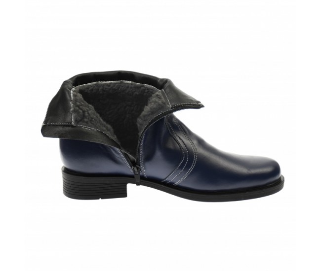 Oferta marimea 39, 40 - Ghete barbati bleumarin, office, elegante din piele naturala, cu fermoar - LGB99BLA Oferta marimea 39, 40 - Ghete barbati bleumarin, office, elegante din piele naturala, cu fermoar - LGB99BLA
