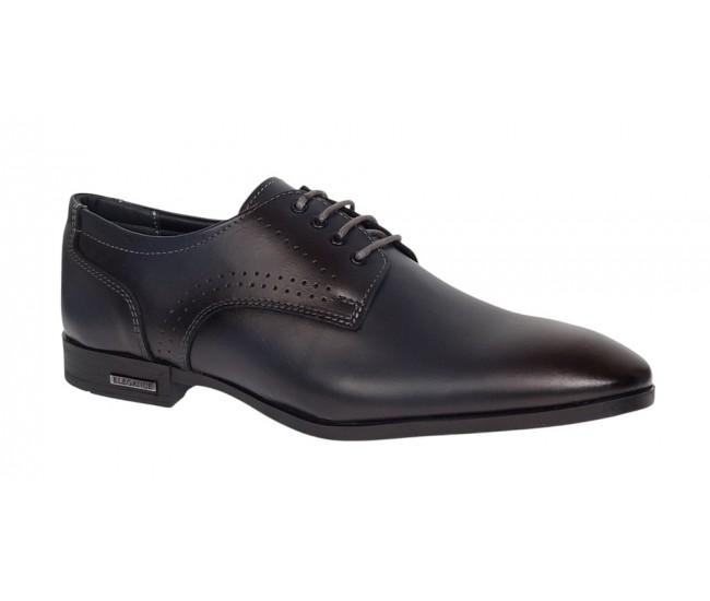 Oferta marimea 41 Pantofi barbati eleganti din piele naturala bleumarin LGKR101BL