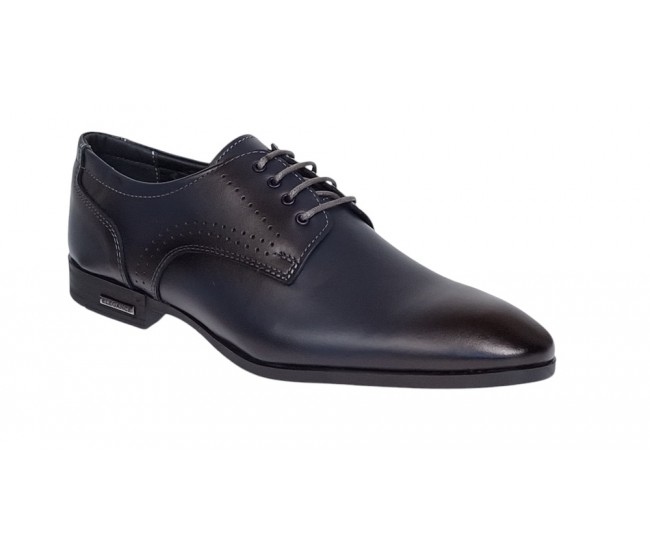 Oferta marimea 41 Pantofi barbati eleganti din piele naturala bleumarin LGKR101BL