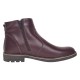 Oferta Marimea 42, 43 Ghete barbati casual din piele naturala cu fermoar imblanite Bordeaux LGKR115VIS