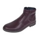 Oferta Marimea 42, 43 Ghete barbati casual din piele naturala cu fermoar imblanite Bordeaux LGKR115VIS