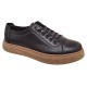 Oferta Marimea 40 Pantofi barbati casual din piele naturala Negru Gold LGKR122N