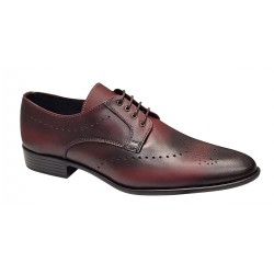 Pantofi eleganti barbati din piele naturala - Model Bordeaux 131 Marimea 44