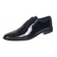 Marimea 38 Pantofi barbati negri lacuiti eleganti din piele naturala LGKR201LN