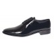 Marimea 38 Pantofi barbati negri lacuiti eleganti din piele naturala LGKR201LN