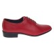 Marimea 39 Pantofi barbati rosii eleganti din piele naturala LGKR219R