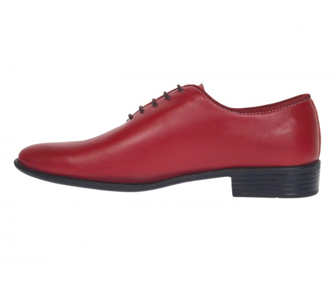 Marimea 39 Pantofi barbati rosii eleganti din piele naturala LGKR219R
