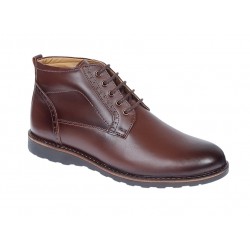 Oferta Marimea 41 Ghete barbati casual din piele naturala (imblanite) Corsa LGKR21XM