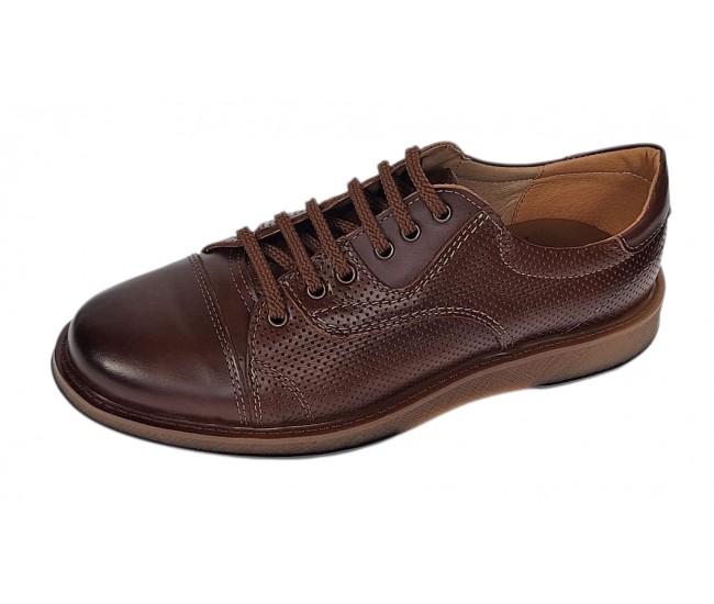 Marimea 44 Pantofi barbati casual din piele naturala Maro LGKR231MTR
