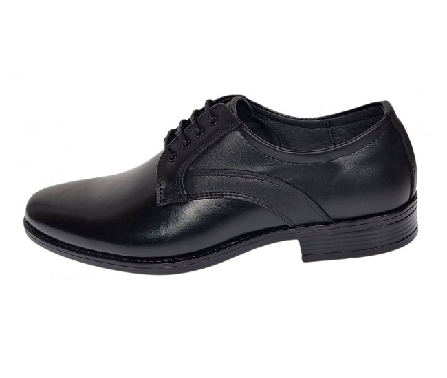 Reducere 45 Pantofi barbati eleganti din piele naturala Nikolas Negru LGKR232N