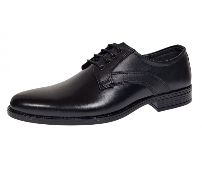 Reducere 45 Pantofi barbati eleganti din piele naturala Nikolas Negru LGKR232N