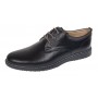 Pantofi barbati casual din piele naturala Negru LGKR30N