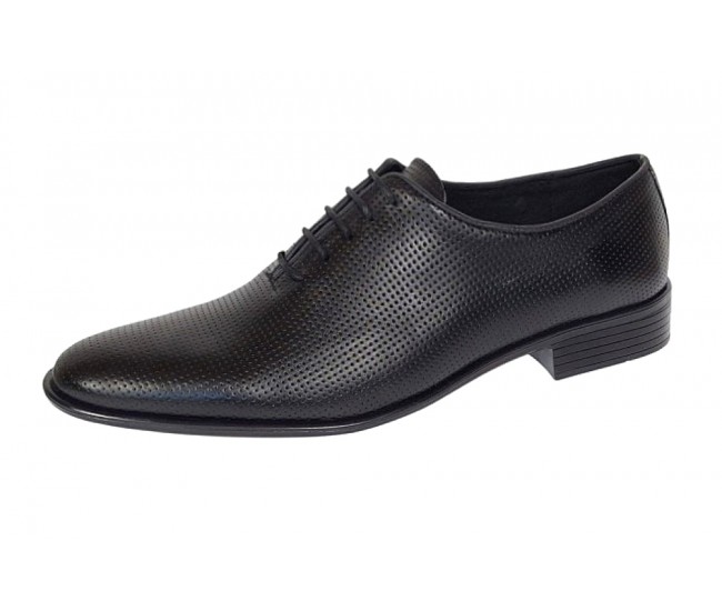 Pantofi barbati eleganti negri din piele naturala LGKR35NPF