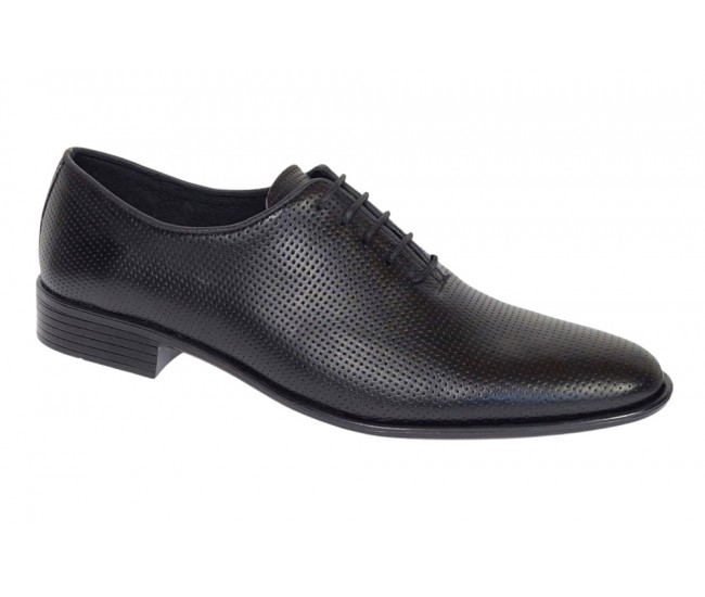 Pantofi barbati eleganti negri din piele naturala LGKR35NPF