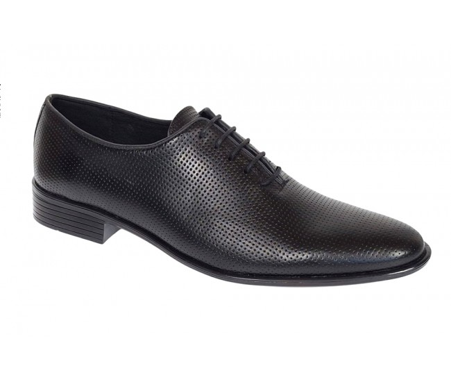 Pantofi barbati eleganti negri din piele naturala LGKR35NPF