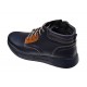 Ghete barbati din piele naturala imblanite, bleumarin, Marimea 43,  LGKR36BL