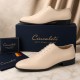 Marimea 42 Pantofi barbati rosii eleganți din piele naturală cu șiret LGKR51R