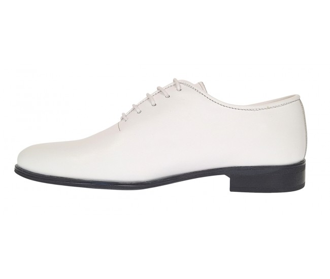 Pantofi barbati eleganti din piele naturala Havana Alb - Marimea 37, 38, 40, 42