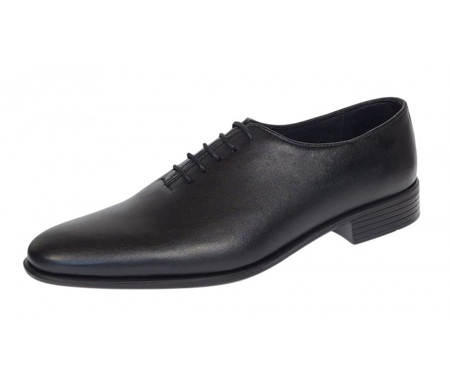 Oferta marimea 43 Pantofi eleganti barbati din piele naturala Havana Negru 